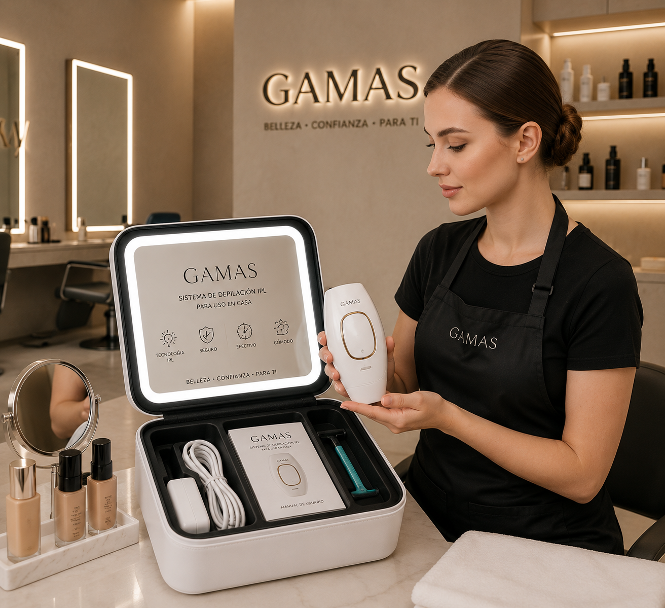 Gamas depiladora IPL laser
