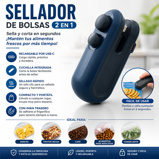 2-in-1 USB Bag Sealer